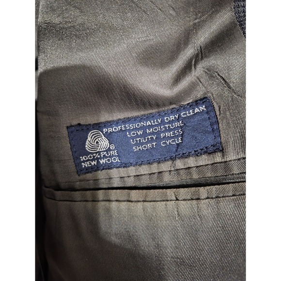 Jos.A. Banks  100% Wool Jacket Blazer Single Breasted Dark Green, 40 L - Picture 7 of 8